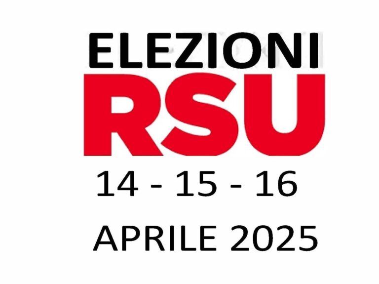 ELEZIONI R.S.U. COMPARTO SCUOLA 14, 15 e 16 APRILE 2025 – FORMALE ANNUNCIO